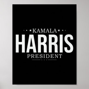 Kamala Harris 2024 Frau Präsidentin Kamala 47 USA  Poster
