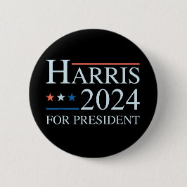 Kamala Harris 2024 für den Präsidenten Button
