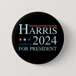 Kamala Harris 2024 für den Präsidenten Button