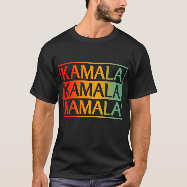 Kamala Harris 2024 für den Präsidenten T-Shirt (Vorderseite)