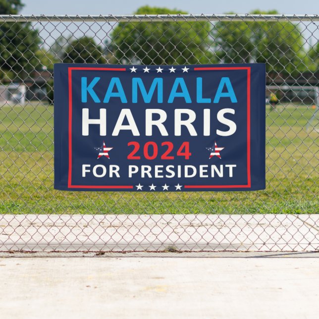 Kamala Harris 2024 für den Präsidenten - Wahl 2024 Banner (Insitu)