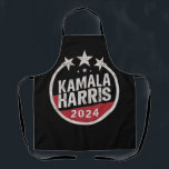 Kamala Harris 2024 für die Präsidentschaftswahl Schürze<br><div class="desc">Kamala Harris 2024 für die Präsidentschaftswahl Retro Button</div>