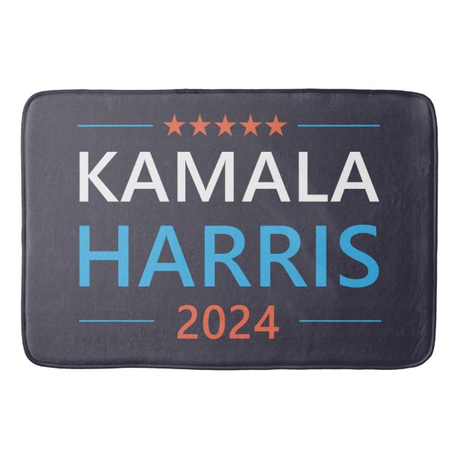 Kamala Harris 2024 für Präsident Badematte (Vorderseite)
