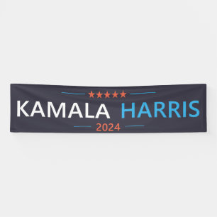 Kamala Harris 2024 für Präsident Banner