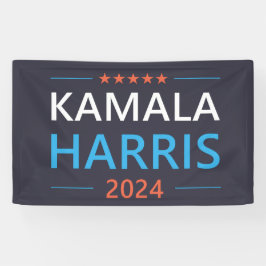 Kamala Harris 2024 für Präsident Banner