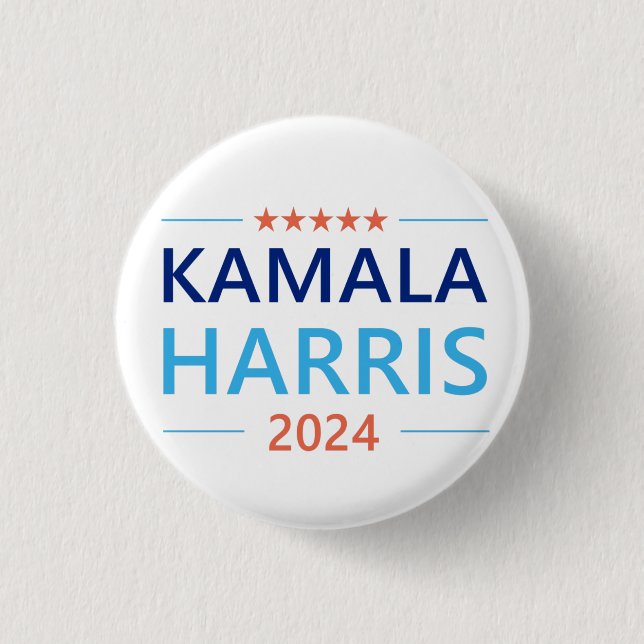 Kamala Harris 2024 für Präsident Button (Vorderseite)