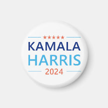 Kamala Harris 2024 für Präsident Button