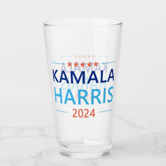 Kamala Harris 2024 für Präsident Glas