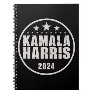 Kamala Harris 2024 Für Präsident Retro-Wahl Notizblock