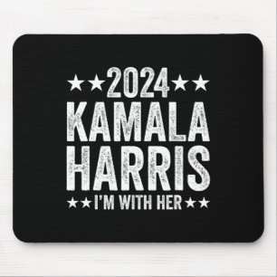 Kamala Harris 2024 für Präsidentschaftskampagne Ic Mousepad