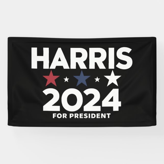 Kamala Harris 2024 für Präsidentschaftswahlkampagn Banner (Horizontal)