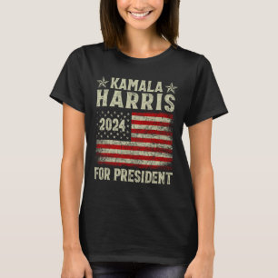 Kamala Harris 2024 für Präsidentschaftswahlkampagn T-Shirt