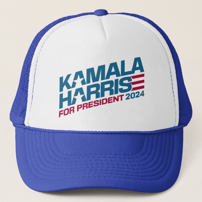 Kamala Harris 2024 für Präsidentschaftswahlkampagn Truckerkappe (Vorderseite)