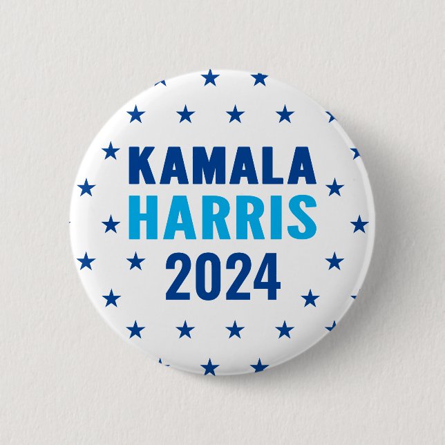 Kamala Harris 2024 für President Button (Vorderseite)