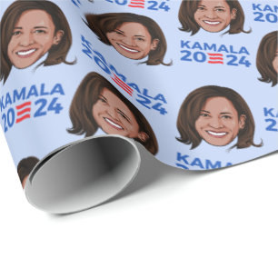 Kamala Harris 2024 Geschenkpapier