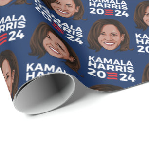 Kamala Harris 2024 Geschenkpapier