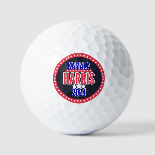 Kamala Harris 2024 Golfball (Vorderseite)