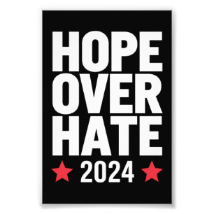 Kamala Harris 2024 Hass-Präsident Fotodruck