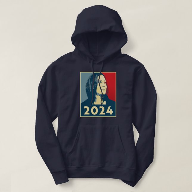 Kamala Harris 2024 Hoodie (Design vorne)