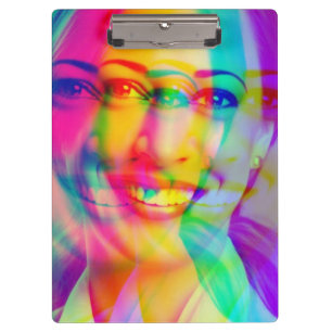 Kamala Harris 2024 Indische Schwarze Girl Magie Klemmbrett