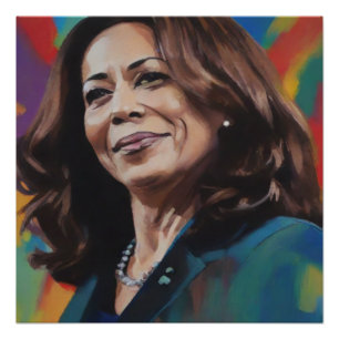 Kamala Harris 2024 Indischer Melanin Sista Poster