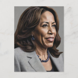 Kamala Harris 2024 Indischer Melanin Sista Postkarte