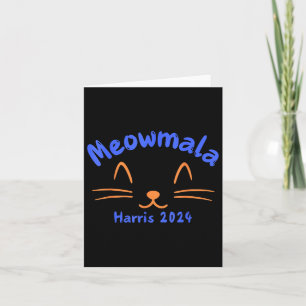 Kamala Harris 2024 Katze Lady for Kamala Funny Cat Karte