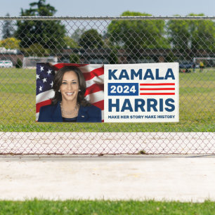 Kamala Harris 2024 macht ihre Geschichte zur Gesch Banner