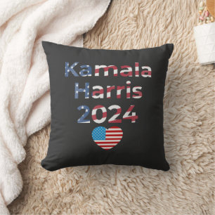 Kamala Harris 2024 Patriotic Kissen