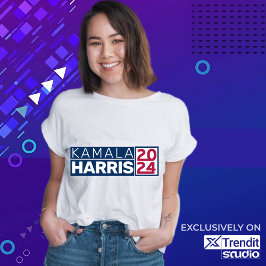 Kamala Harris 2024 Präsident American Flag Vintag T-Shirt