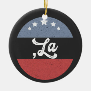 Kamala Harris 2024 Präsident Comma La Funny Keramik Ornament