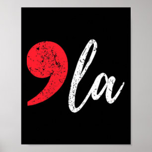 Kamala Harris 2024 Präsident Comma La Women's Pock Poster