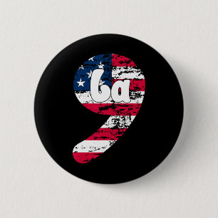 Kamala Harris 2024 Präsident Funny Komma La Kamala Button