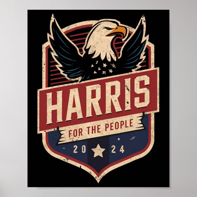 Kamala Harris 2024 Präsidentschaftskampagne Poster (Vorne)