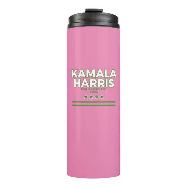 Kamala Harris 2024 Präsidentschaftskampagne Tumble Thermosbecher (Vorderseite)