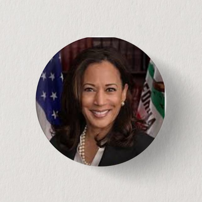 Kamala Harris 2024 Präsidentschaftswahl Button (Vorderseite)