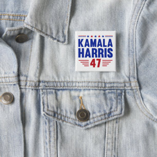 Kamala Harris 2024 Präsidentschaftswahl HARISS 47 Button
