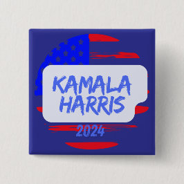 Kamala Harris 2024. Quadrat Button