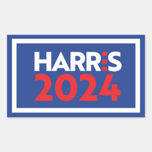 Kamala Harris 2024 Rechteckiger Aufkleber