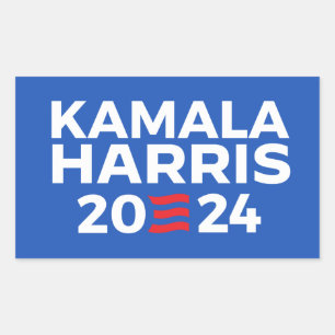 Kamala Harris 2024 Rechteckiger Aufkleber