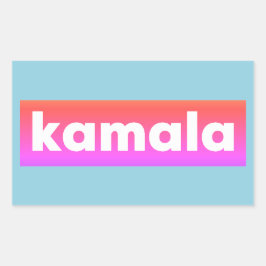 Kamala Harris 2024 Rechteckiger Aufkleber