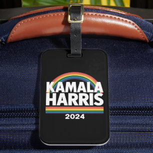 Kamala Harris 2024 Regenbogen Schwulen Stolz LGBT  Gepäckanhänger