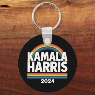 Kamala Harris 2024 Regenbogen Schwulen Stolz LGBT  Schlüsselanhänger