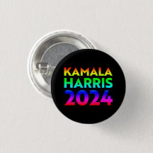 Kamala Harris 2024 Regenbogentypografie Stolz schw