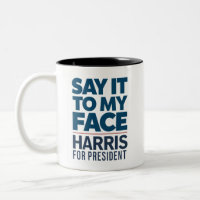 Kamala Harris 2024 sagt es zu meinem Gesicht