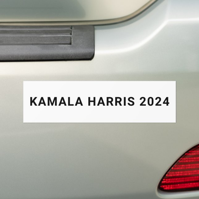 Kamala harris 2024 schlicht minimalistisch, modern autoaufkleber (Auf Auto)