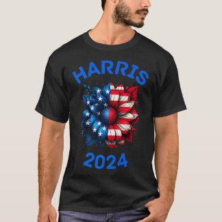Kamala Harris 2024 Sonnenblume T-Shirt