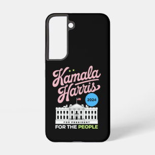 Kamala Harris 2024 Sozialdemokratenstimmen Blau Samsung Galaxy Hülle