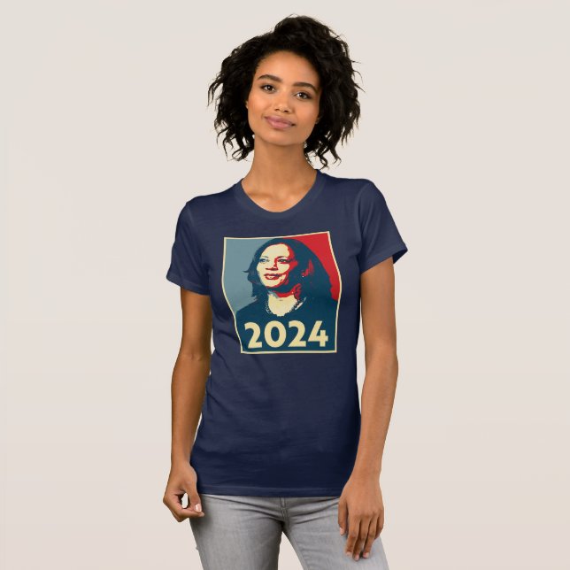 Kamala Harris 2024 T-Shirt (Vorne ganz)