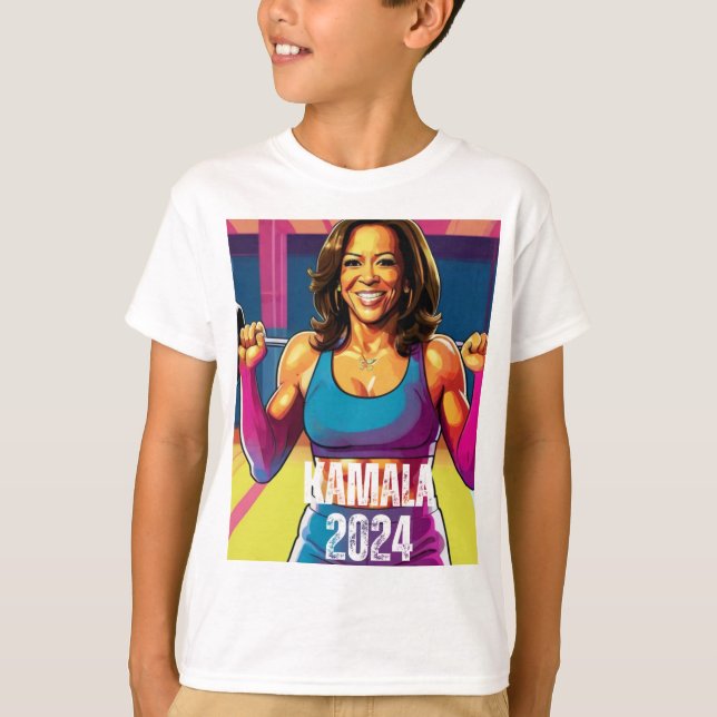 KAMALA HARRIS 2024 T-Shirt (Vorderseite)